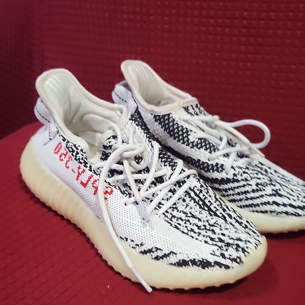 Adidas Kids Yeezy Boost 350 V2 Zebra Shoes